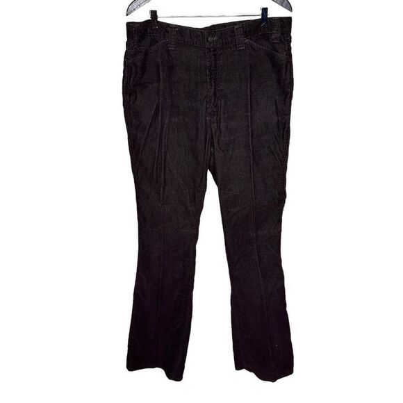 Vintage 70s Levi’s Brown Corduroy Flared Pants 38X36 - Picture 1 of 7